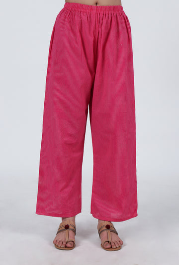 Pink Cotton Pant